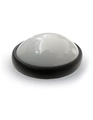 Elettro 2010//n plus round ceiling light d°20 and 27 75w max black plastic